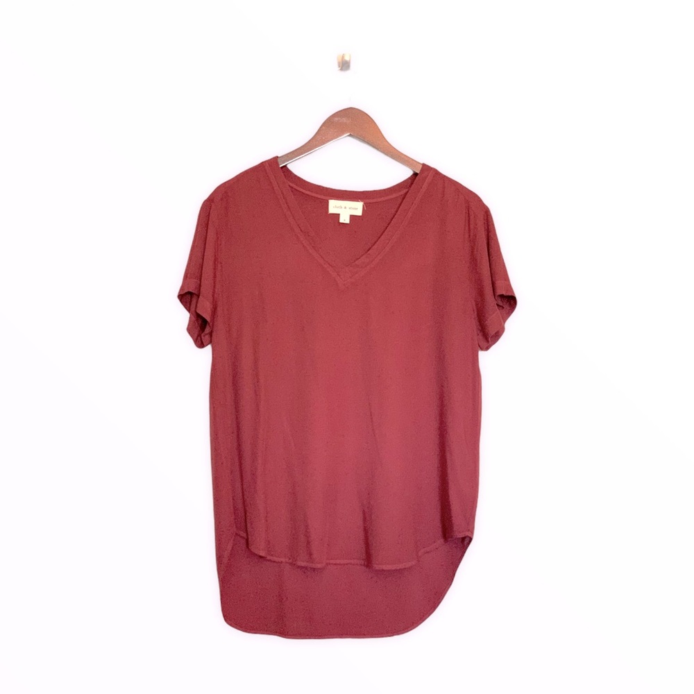 Cloth & Stone V Neck Top